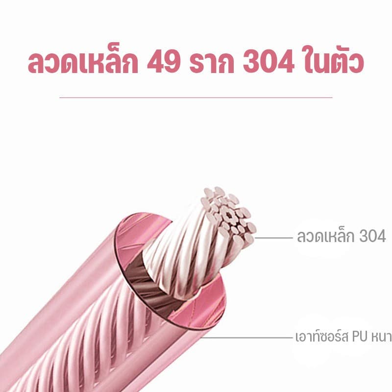 การออกแบบการล็อค เชือกกันเด็กหาย สายจูงรัดข้อมือเด็ก สีชมพูและสีน้ําเงิน 2.5 ทำความปลอดภัยยิ่งขึ้น รูปที่ 6