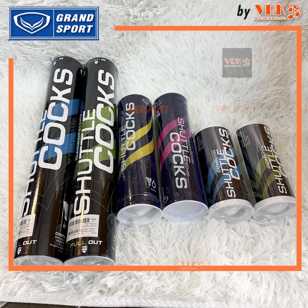 GRAND SPORT ลูกขนไก่พลาสติก แกรนด์สปอร์ต บรรจุ 6 ลูก รหัส 372971 / 972982 รูปที่ 4