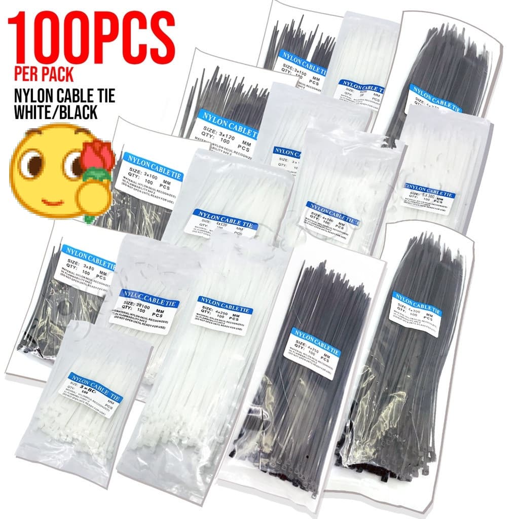 Cable Tie Nylon SUNRISE /Self Locking Zip Lock /PreferredHEAVYDUTY / Actual Pictures Posted รูปที่ 1