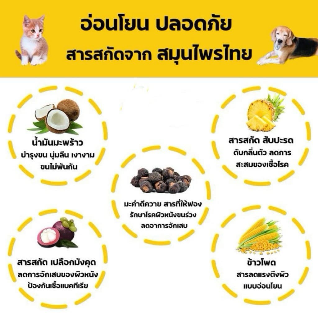 สเปรย์นาโนสุนัข 3in1 กันยุง/อาบแห้ง/เรื้อนรายีสต์ใช้ได้ทุกวันและใช้ได้กับสัตว์ทุกสายพันธุ์ขนาด200ml.ขนนุ่ม กลิ่นหอม รูปที่ 5