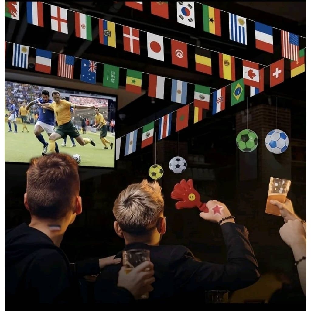 ธงราวบอลโลก FIFA World Cup 2026 ธง48 ประเทศ ธงผ้าแบรนเนอร์ใช้ประดับสถานที่ ร้านอาหาร สถานบันเทิง รูปที่ 7