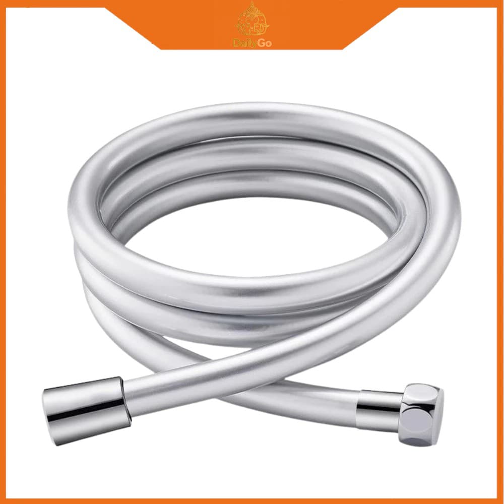 ถูกที่สุด มาดามก๊อก สายฝักบัวอาบน้ำ สายPVC สีเงา น๊อตทองเหลือ รูปที่ 1