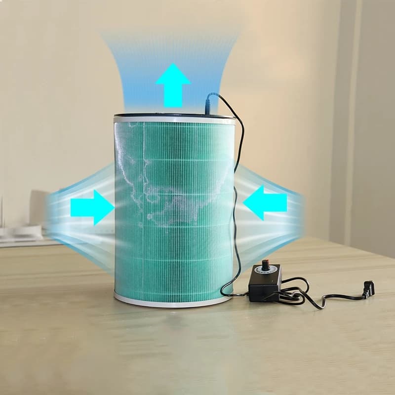 HEPA Air Filter Purifier ไส้กรอง เครื่องฟอกอากาศ รุ่น เครื่องฟอกอากาศทำเองง่ายๆ สามารถใช้องค์ประกอบตัวกรอง Mi 1 2 3 2S รูปที่ 5