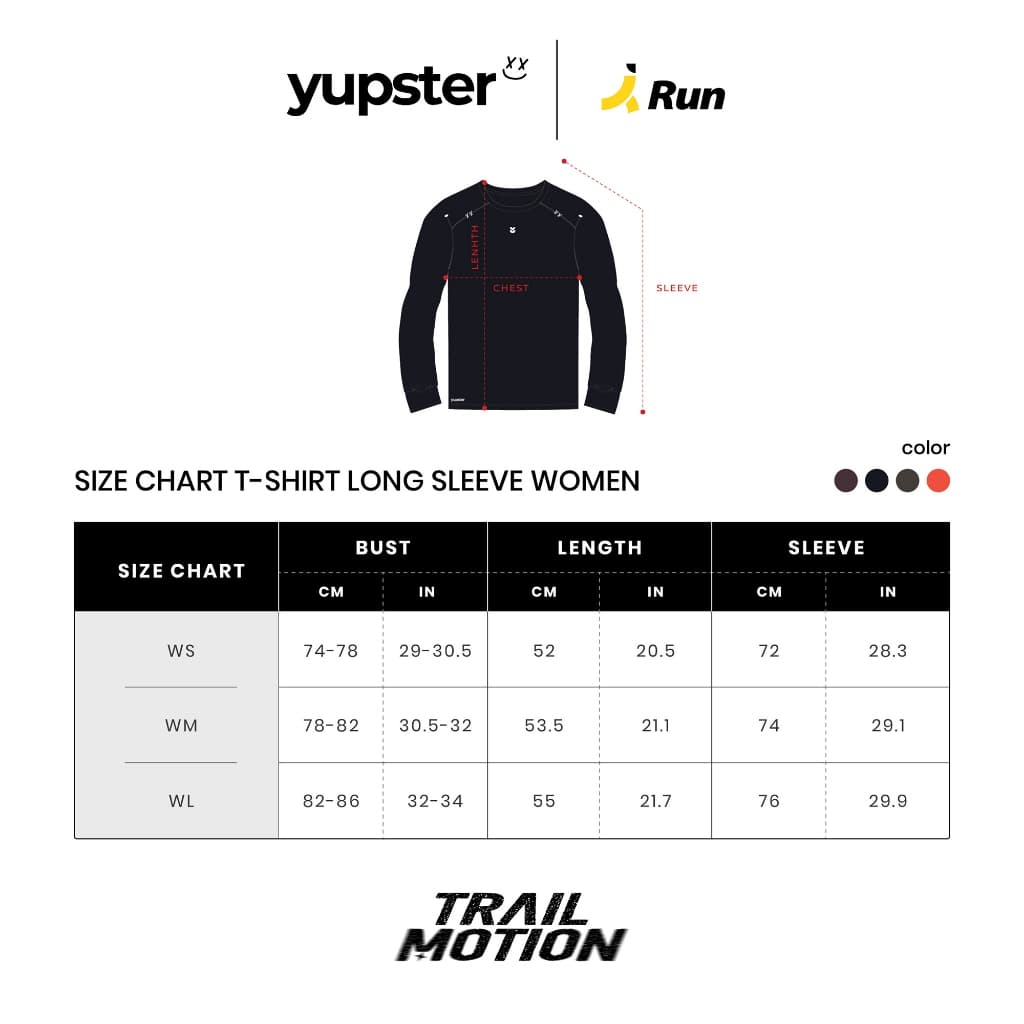 yupster Women's TRAIL MOTION Running Long Sleeves เสื้อวิ่งของผู้หญิง แขนยาว รุ่นเทรลโมชั่น รูปที่ 2