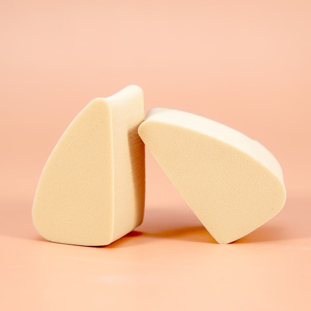 L'OCEAN Triangle Dry Wet Makeup Sponge รูปที่ 1