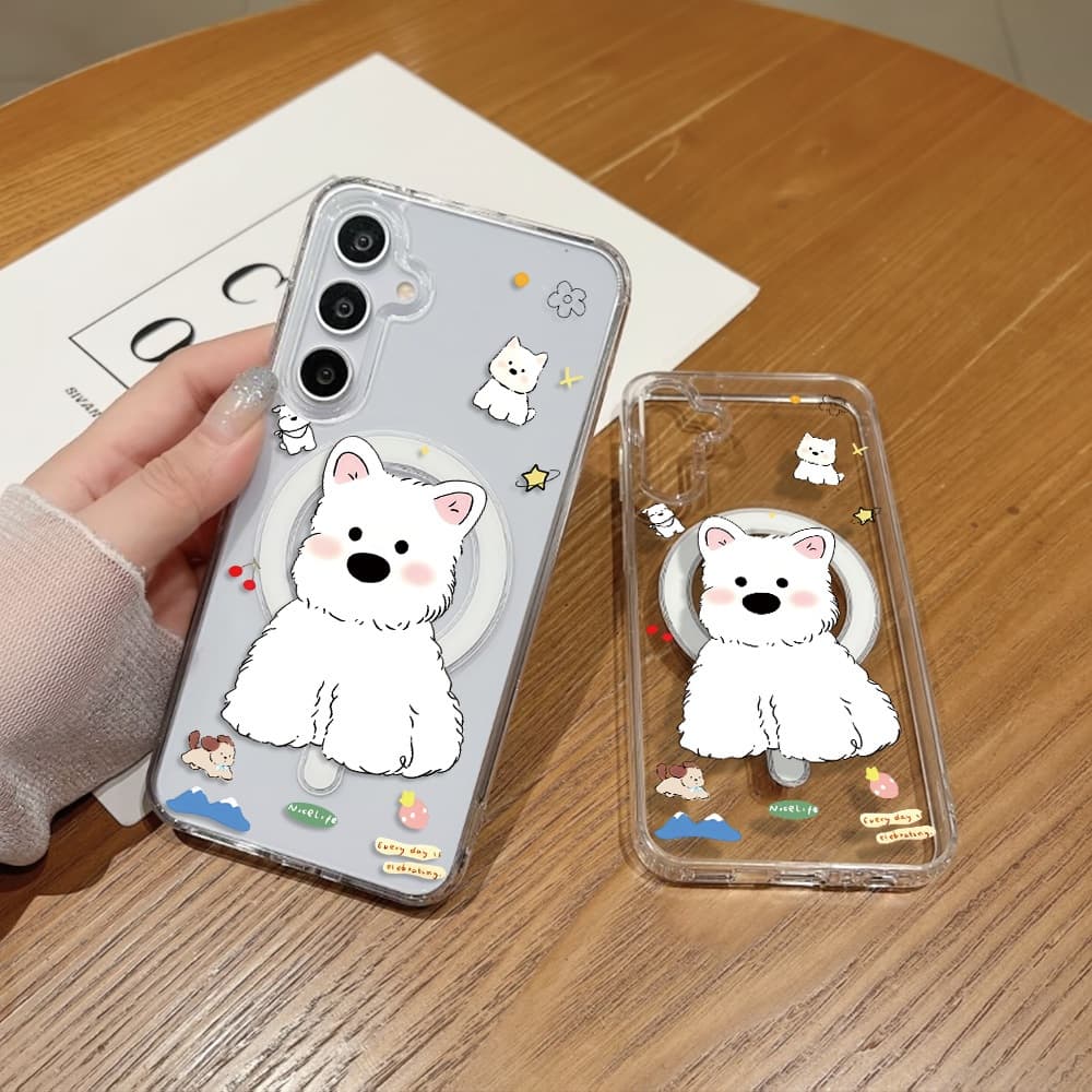 เคสแม่เหล็ก เคส For Samsung A06 A56 5G A16 A07 4G A17 5G S26 Edge A26 A36 A55 5G A15 A35 A54 S25 Ultra S24 FE เคสทรศัพท์ รูปที่ 2