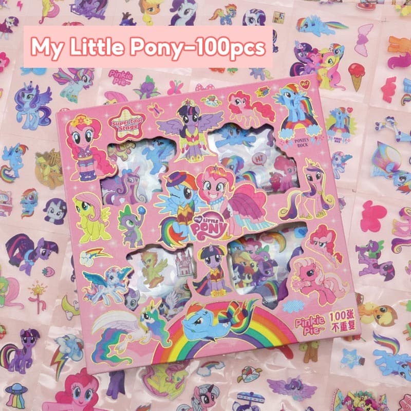 สติกเกอร์ My Little Pony 100pcs ลายการ์ตูน เหมาะกับของขวัญ สําหรับเด็กผู้หญิง สําหรับติดตกแต่งแล็ปท็อป รูปที่ 7