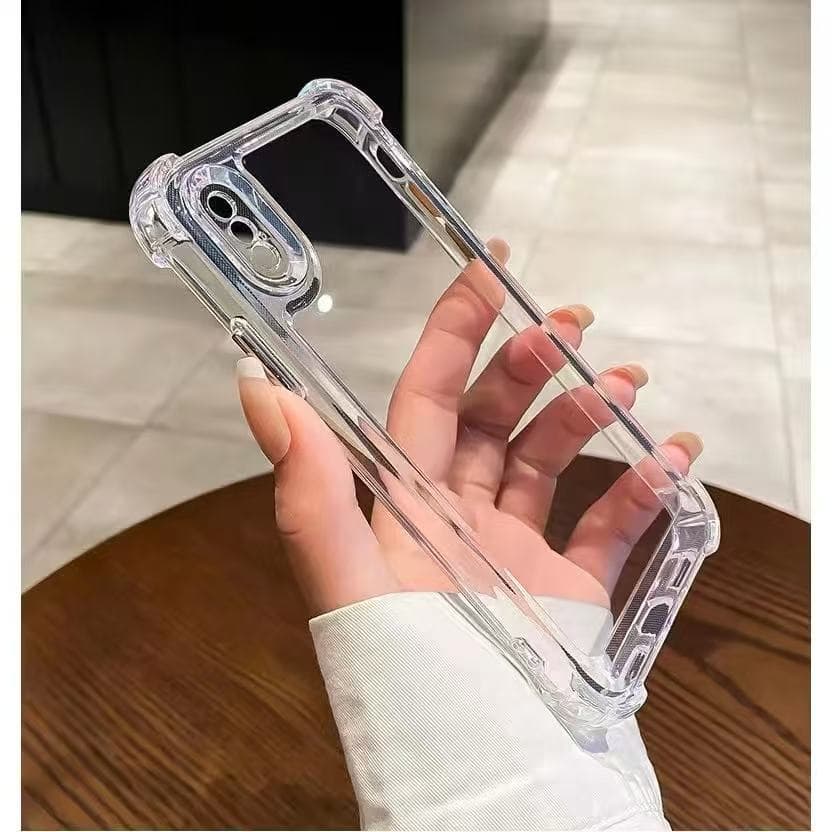 เคสใส ใช้สำหรับ iPhone X XS XR Xmax 7 8 se2 se3 7plus 8plus 6 6s 6plus 16E 17E พร้อมจัดส่ง กันกระแทก รูปที่ 1