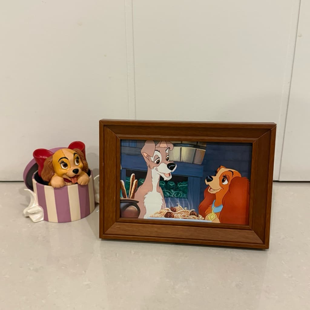Lady and the Tramp | ภาพดิสนีย์จากหนังสือนิทาน vintage รูปที่ 1