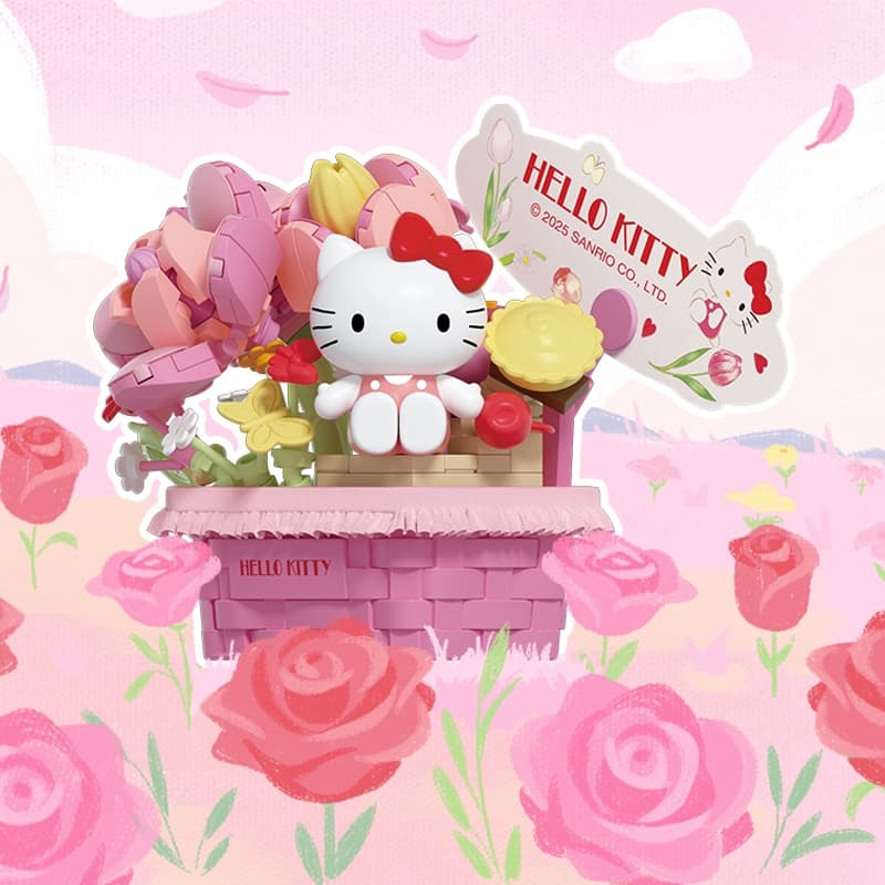 M&G Life x Sembo Sanrio Floral Riddles Series Desktop Assembled Ornament Blind Box รูปที่ 7