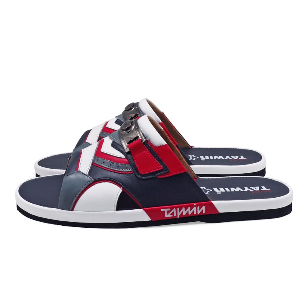 TAYWINแท้ เทวินทร์แท้ รองเท้าแตะพื้นบาง SKN-02 Size39-46 หนังนิ่มกรม-นิ่มขาว-นิ่มแดง-นิ่มเทา รูปที่ 4