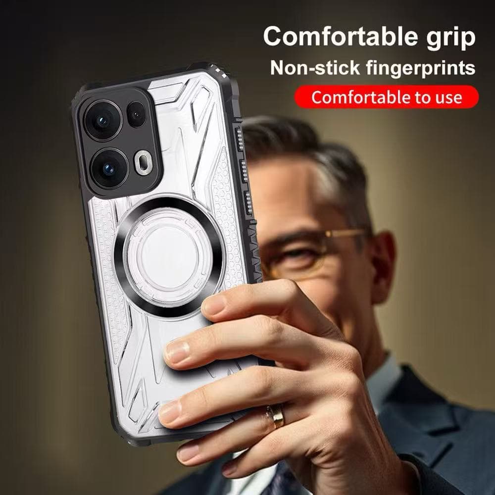 เคสใส แม่เหล็ก สำหรับ Xiaomi Redmi 15C / Poco C85 กันกระแทก รูปที่ 4