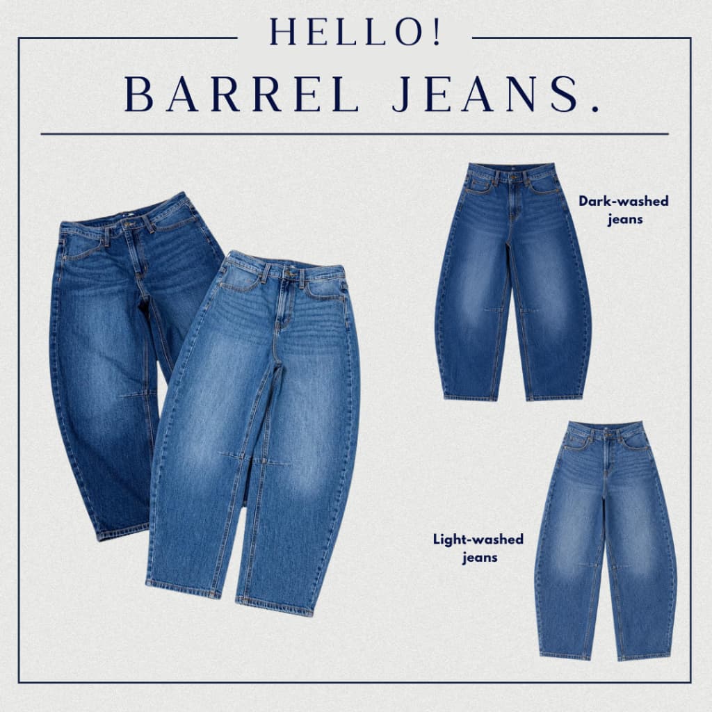 กางเกงยีนส์ผ้ายืด ทรง Barrel สาวอวบ Boozyshopxxl F1370 รูปที่ 1