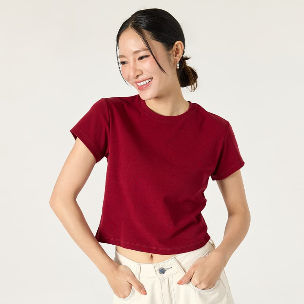 MEET ME - Top 0001 I BASIC JOYS เสื้อครอปเก็บหุ่นเป๊ะ รูปที่ 2