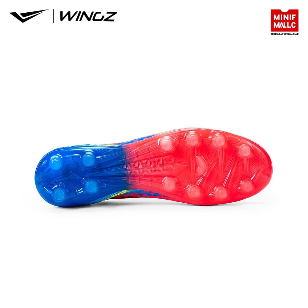 รองเท้าสตั๊ด Wingz รุ่น Vortex Neon Pink 2026 รองเท้าฟุตบอล ผ้า Knit Touch กระชับเท้า น้ำหนักเบา สวมใส่สบาย รูปที่ 3