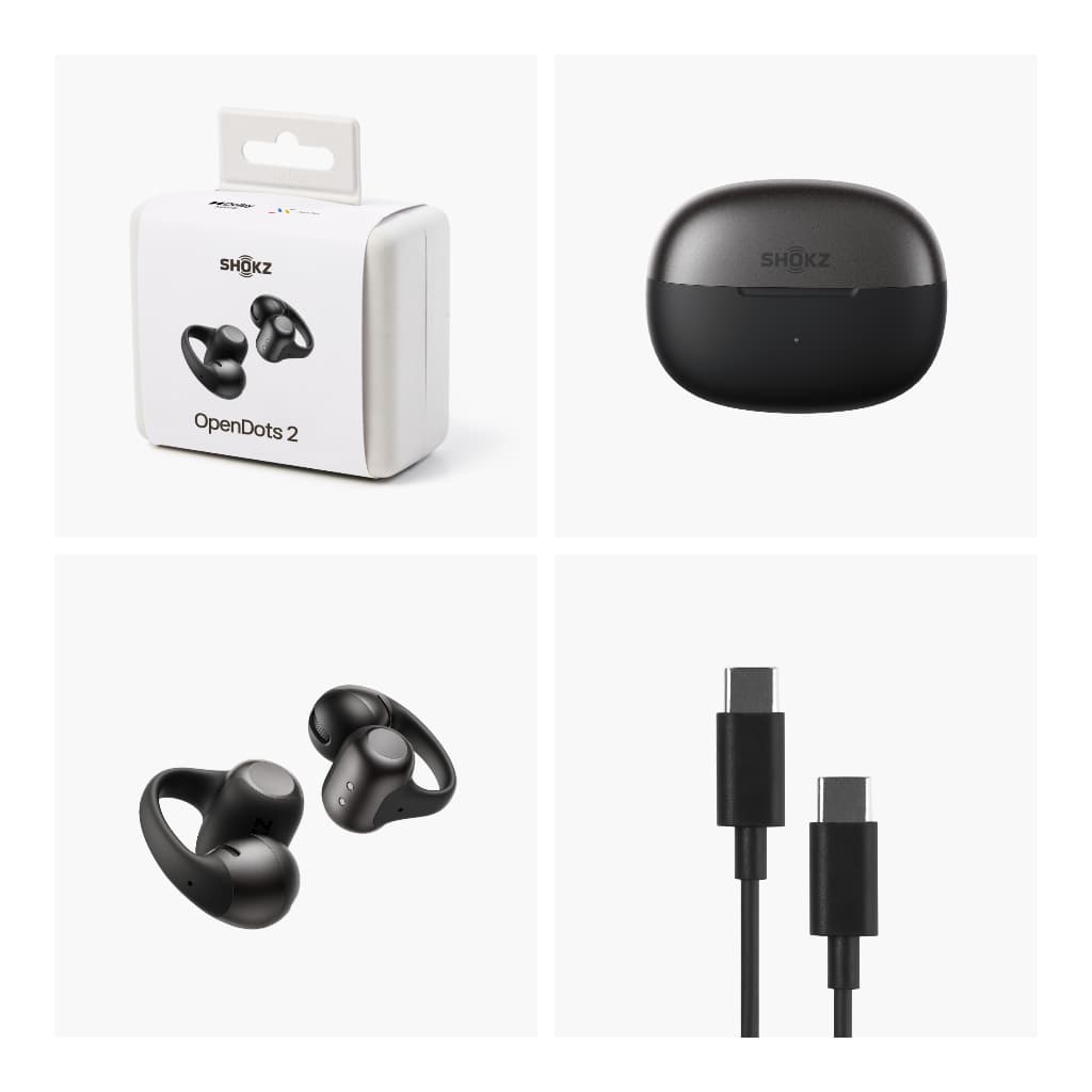 Shokz OPENDOTS 2 หูฟังไร้สาย Open-Ear Clip-On Design ระบบเสียง Dolby Audio Dual Dirver รูปที่ 8