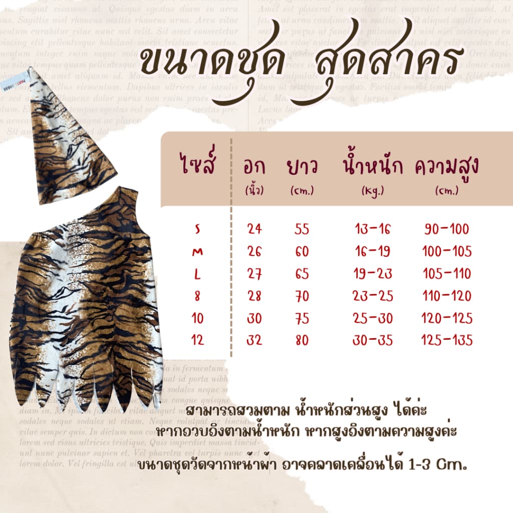 ไวมากจ้า ของเด็ก ชุดพระอภัยมณี ชุดสุดสาคร นางยักษ์ รูปที่ 6