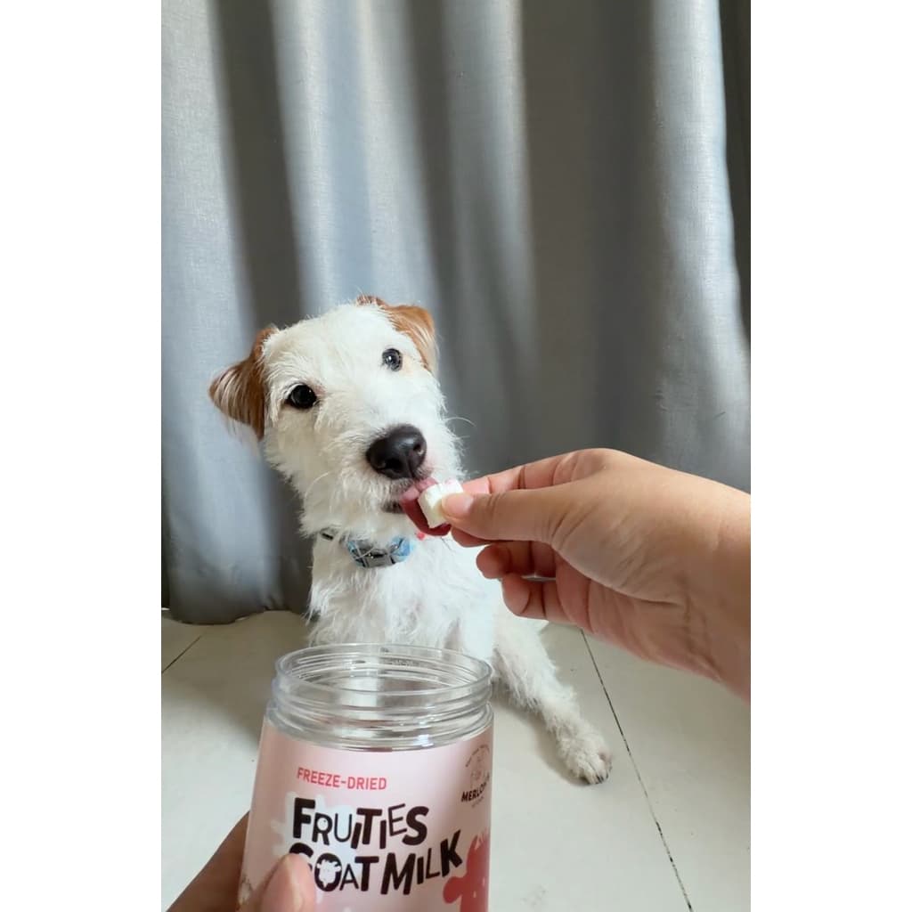 นมแพะฟรีซดราย ผักผลไม้สำหรับสุนัขและแมว Merloh's Kitchen Freeze-dried Goat Milk รูปที่ 7