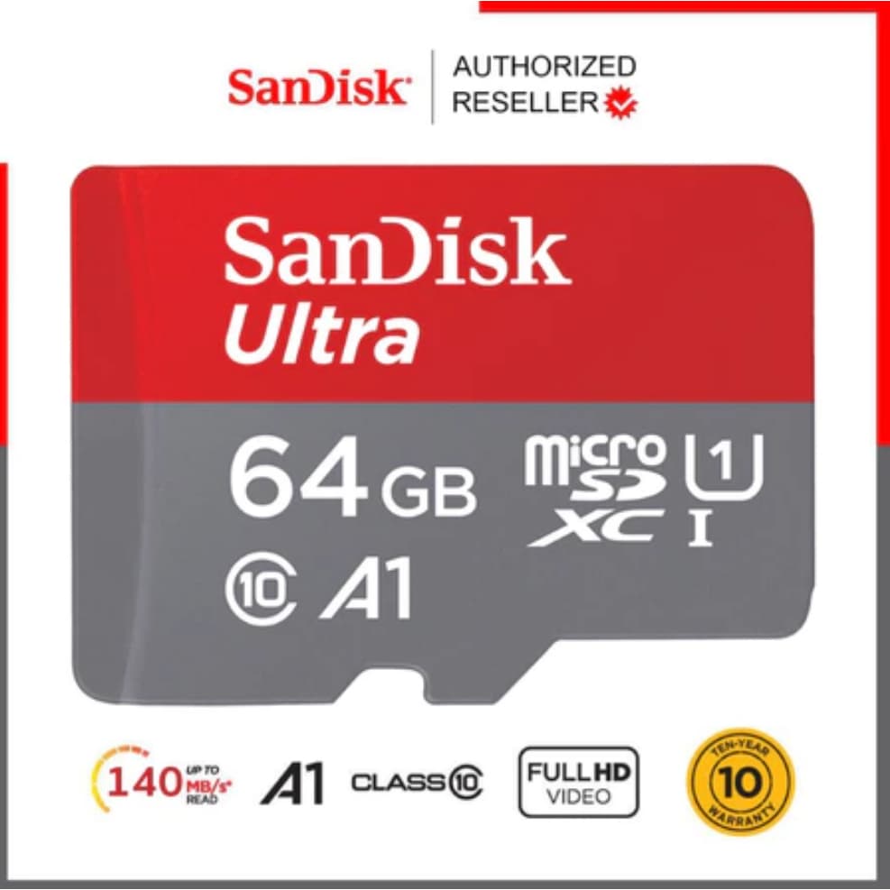 Sandisk Ultra Micro SDCard 32GB/64GB/128GB Class10 A1 เมมโมรี่การ์ด TF Card แท๊บเล็ต Tablet รูปที่ 2