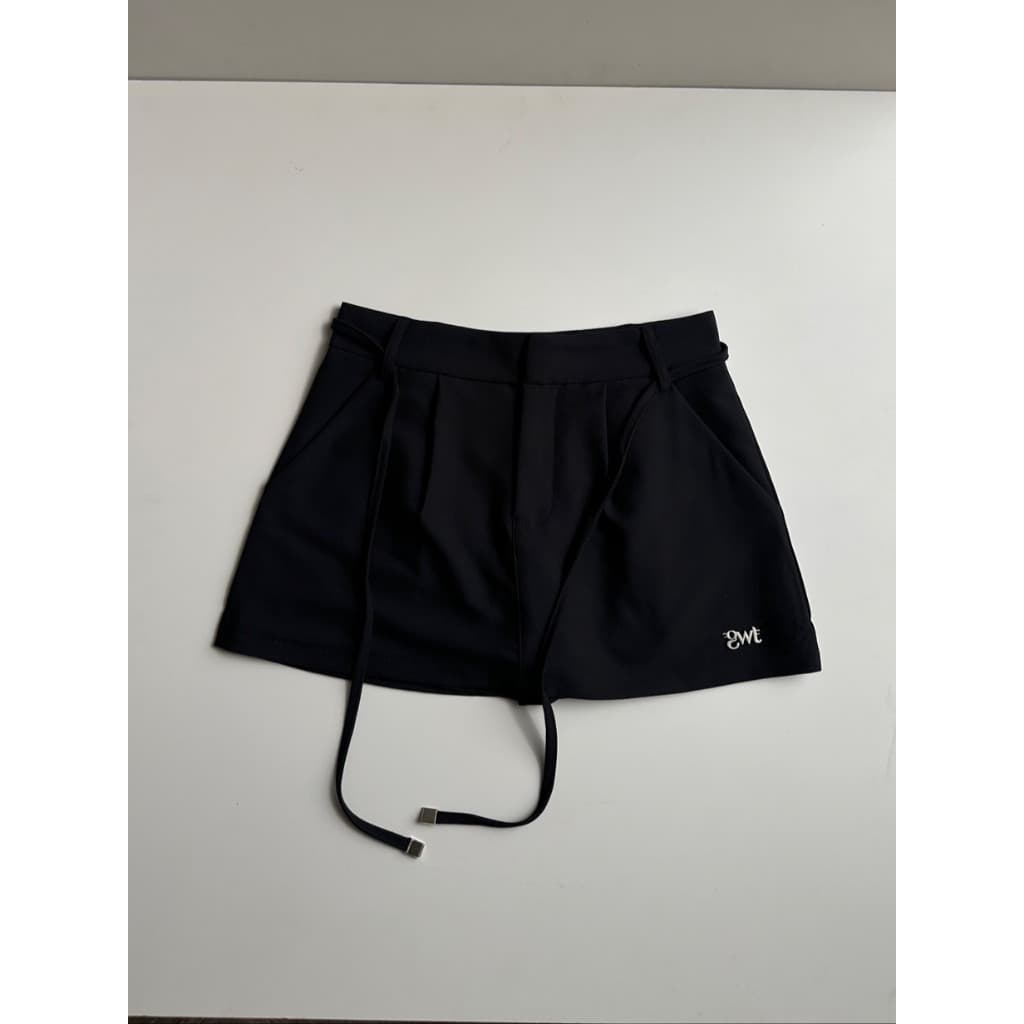 Geschwisters "Pena Skirt" เอวต่ำใต้สะดือ ผ้าพรีเมี่ยมมีซับในเนื้อผ้าเดียวกับกางเกง รูปที่ 3