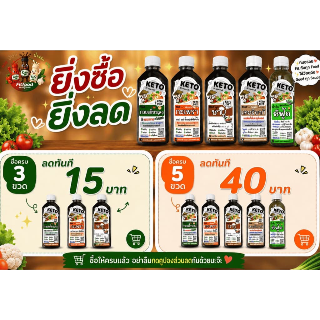 ชาบูน้ำดำ : Low carb, ไม่มีน้ำตาล, ไม่ใส่ผงชูรส, โซเดียม​ต่ำ, ไขมันต่ำ] by FitFood GoodSauce รูปที่ 2