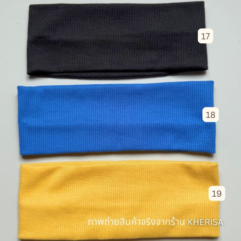ผ้าคาดผม ผ้าคาดผมโยคะ ผ้าไหมพรมสวย สวยปัง ใส่ออกกล้องรอดทุกลุค Thick Knit Headband by KHERISA รูปที่ 6