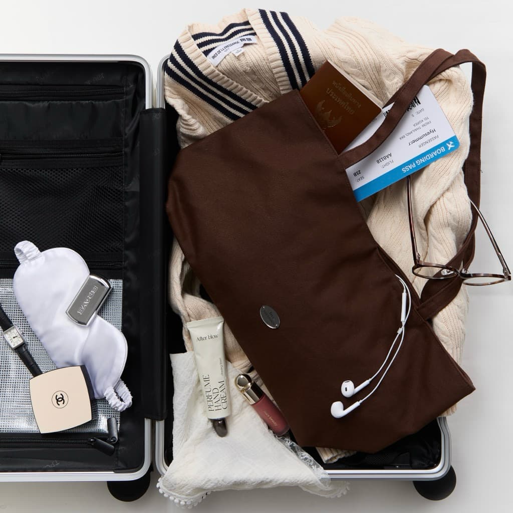 cloudy bag - Hyesummer.r กระเป๋าผ้าแคนวาส รูปที่ 4