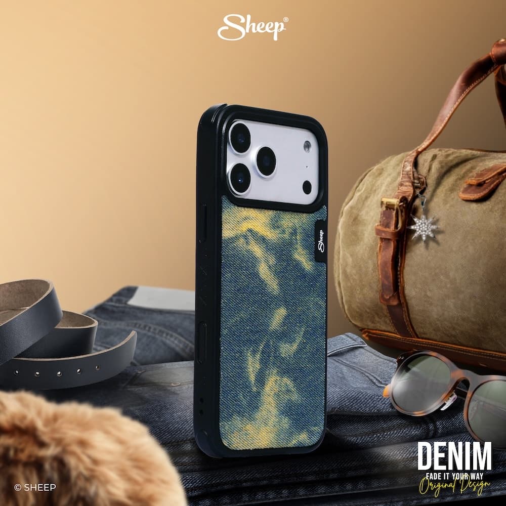 SHEEP OUTFIT Denim Collection เคสสำหรับไอโฟน เดนิมยีนส์ มีMagnet ถอดฝาหลัง รูปที่ 2