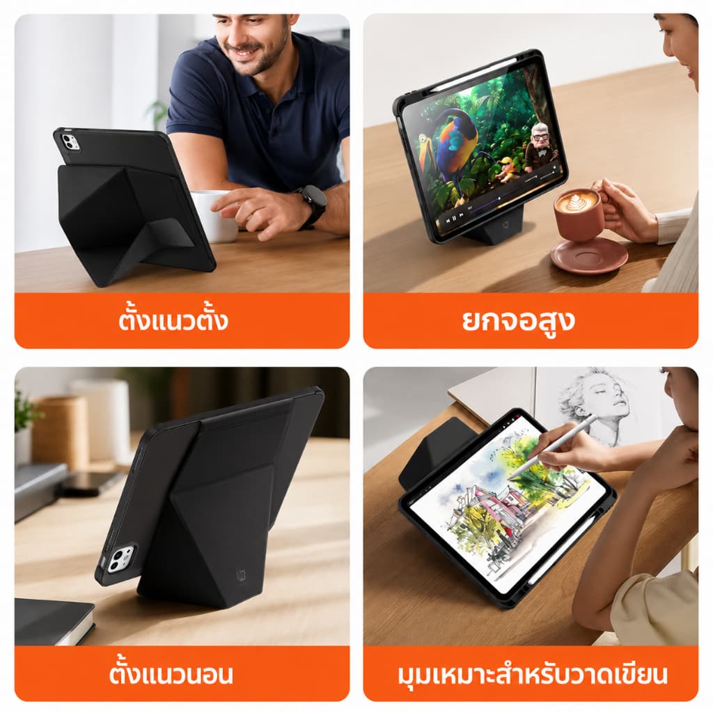 Dux Ducis รุ่น VERS Series เคส Samsung Galaxy Tab S11 S10 S9 S8 Ultra S10 FE S10 Lite S9 FE S9 รูปที่ 7