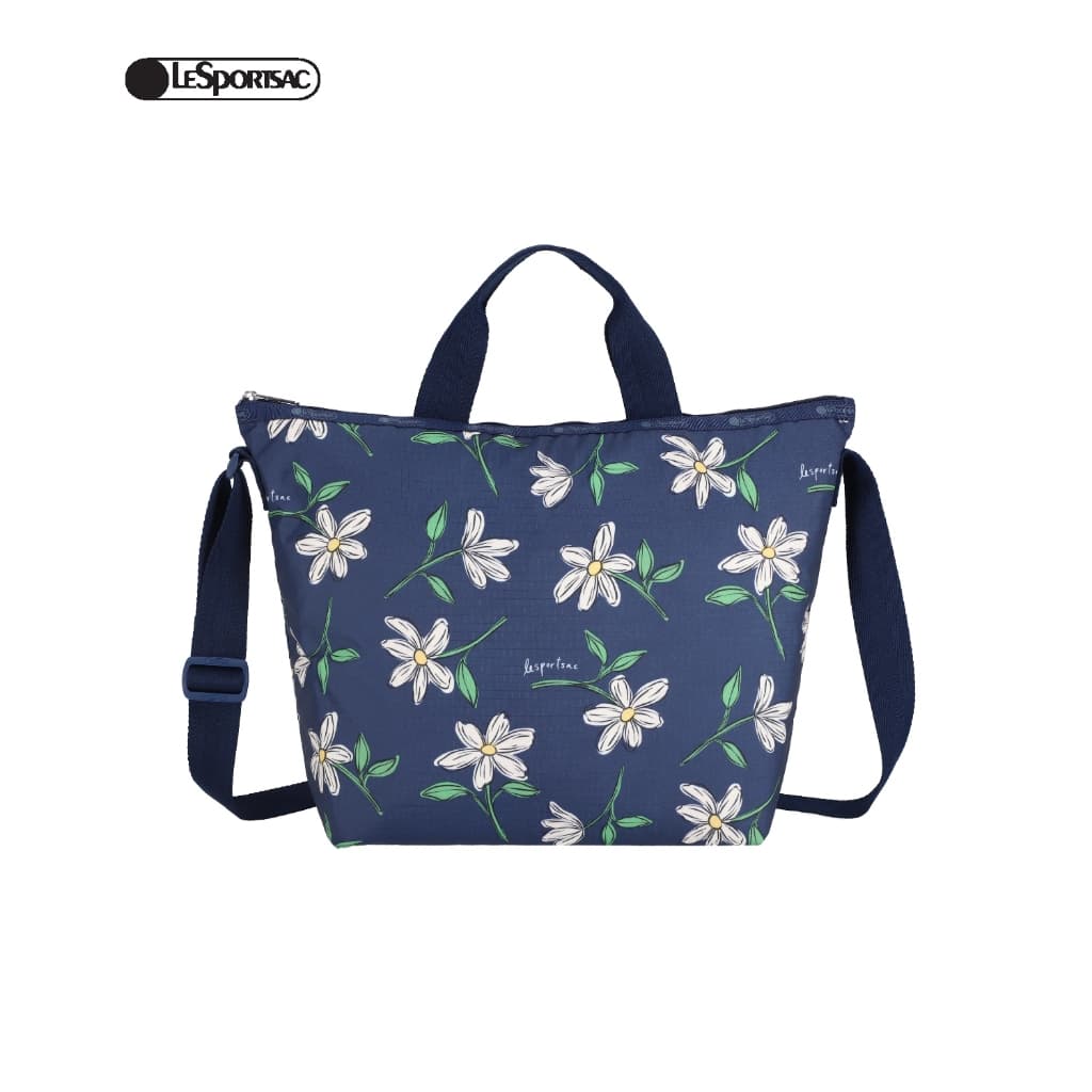 Lesportsac Deluxe Easy Carry Tote Crossbody Bag กระเป๋าสะพายข้างพาดลำตัว Style 4360 รูปที่ 8
