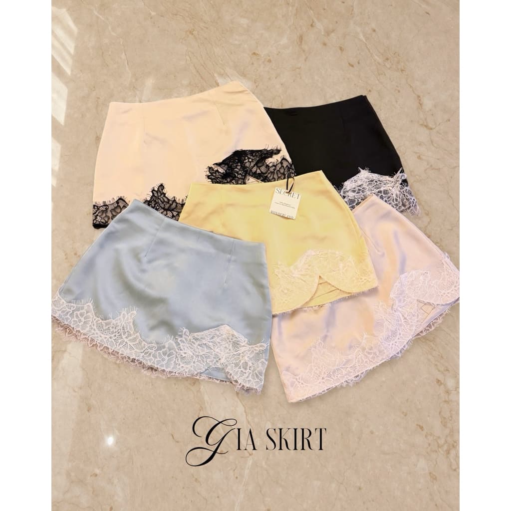 กระโปรงลูกไม้ No rush x Gia skirt รูปที่ 1