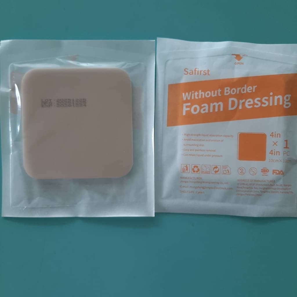 P32โค้ด-ถูกสุด แผ่นโฟมปิดแผล Hons-พลาสเตอร์แบบโฟม รักษาแผลกดทับ2 ขนาด: แผลกดทับ โฟมเต็มแผ่น แผ่นซับของเหลว1ซอง/ชิ้น รูปที่ 3
