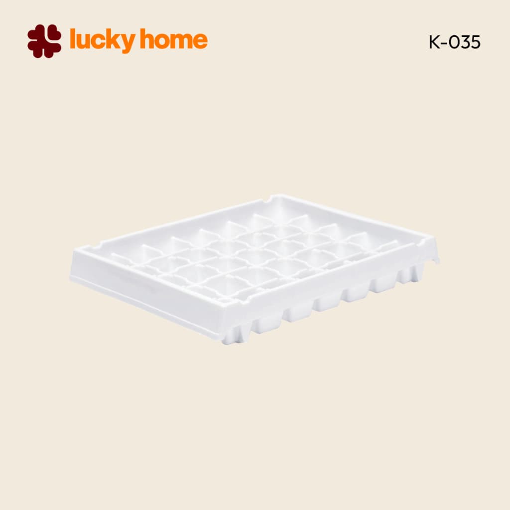 LUCKY HOME ถาดทำน้ำแข็ง 35 ช่อง K-035 ขนาด: 20 x 25.2 x 3.8 cm รูปที่ 1