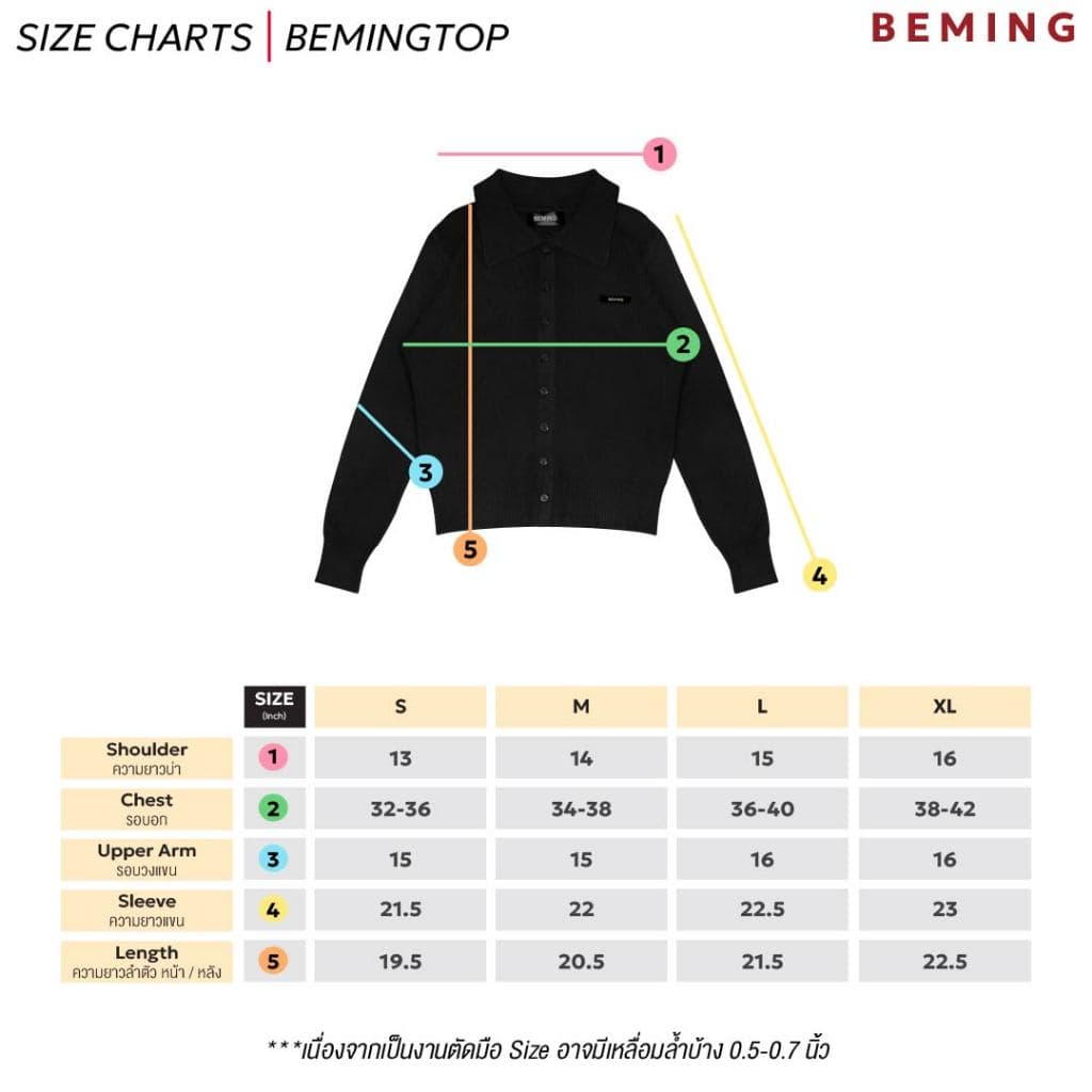 Bemingtop1029 -BMG Collar Knit Cardigan ไอเทมคอปกที่ใส่แล้วดูสวยเนี้ยบ แต่ยังเก็บความ cozy ไว้ รูปที่ 2