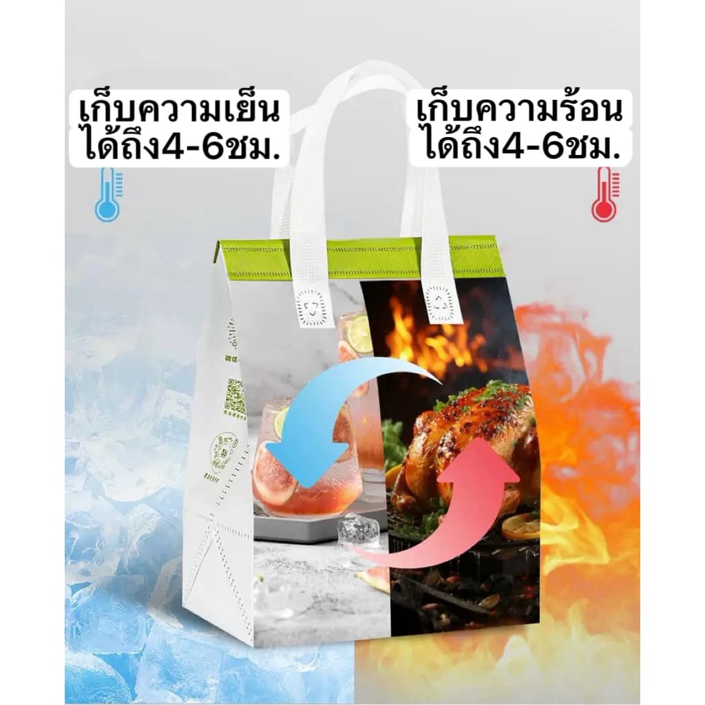 A069 ลิ้ง 1ถุงเก็บความร้อน/ความเย็น ลายน่ารักก รูปที่ 9