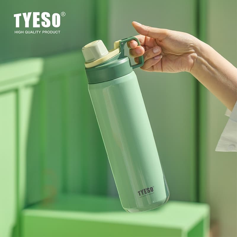 TYESO NEW CUPS 2025 ใหม่ ฉนวนสูญญากาศ 304 ขวดเก็บความเย็นและร้อน 600-900ML รูปที่ 4
