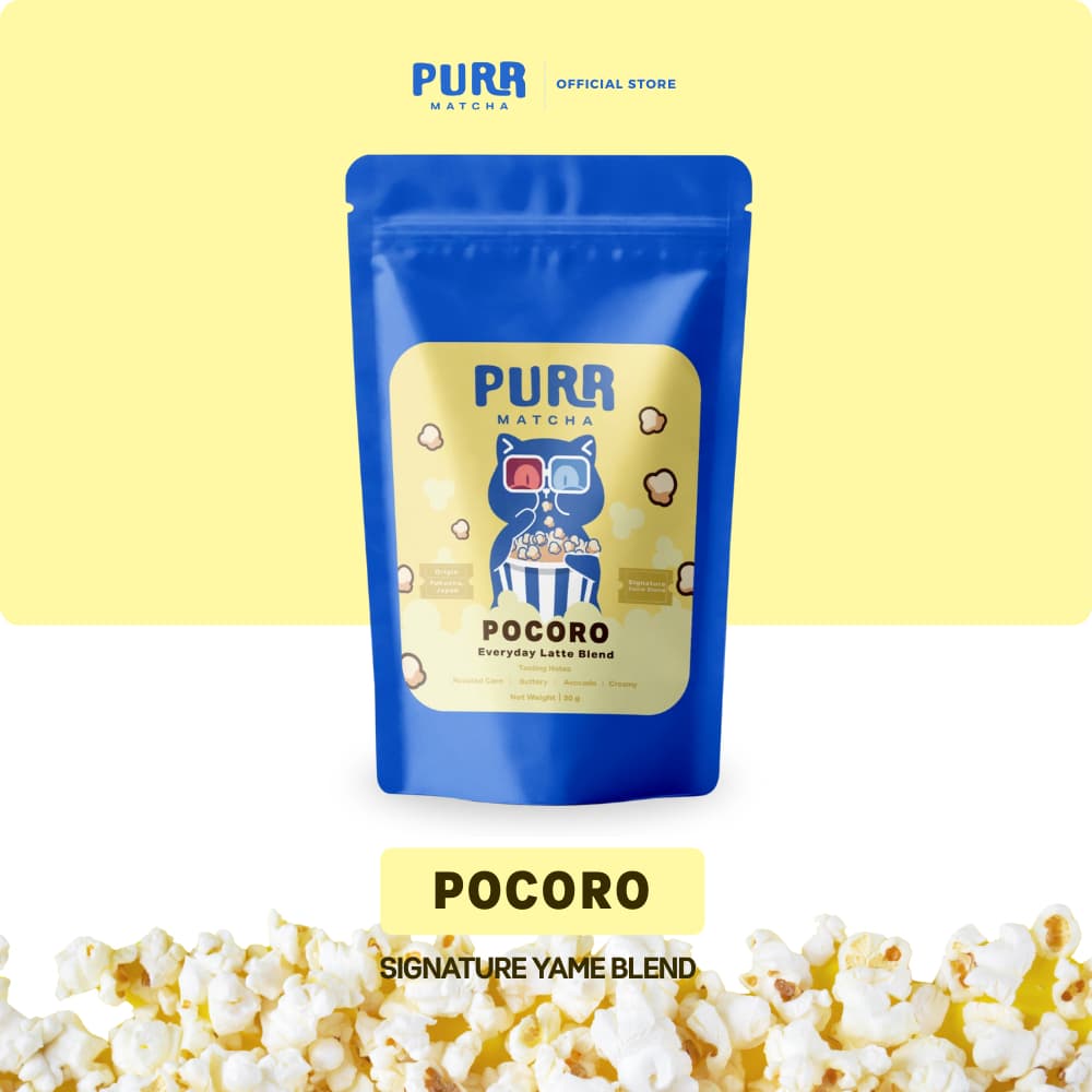 PURR MATCHA - POCORO - Latte Blend จาก Yame, Japan ผงมัทฉะเกรด Premium For Latte ขนาด 30g รูปที่ 1