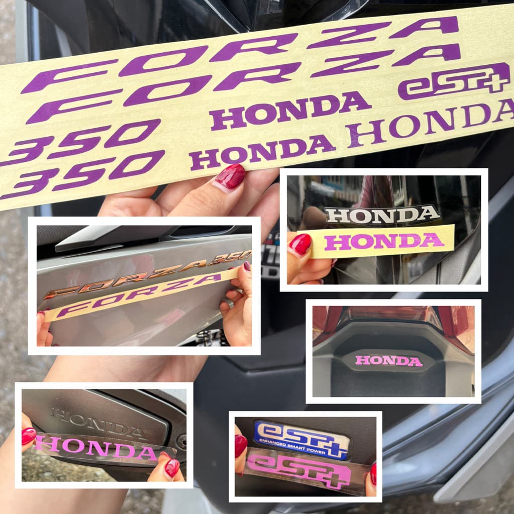 Forza350 สติ๊กเกอร์โลโก้Forza350 สติ๊กเกอร์ติดทับโลโก้เดิม / สติ๊กเกอร์แคร้ง Forza2023-2024 รูปที่ 1