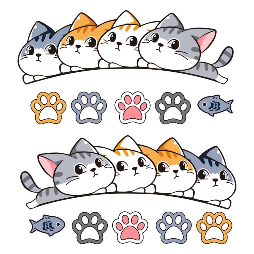1 คู่ สติ๊กเกอร์ติดรถยนต์ สติ๊กเกอร์กันรอยขีดข่วน การ์ตูนตลก สติ๊กเกอร์ติดรถ ติดกระเป๋า ตกแต่ง ฯลฯ Car Sticker รูปที่ 6