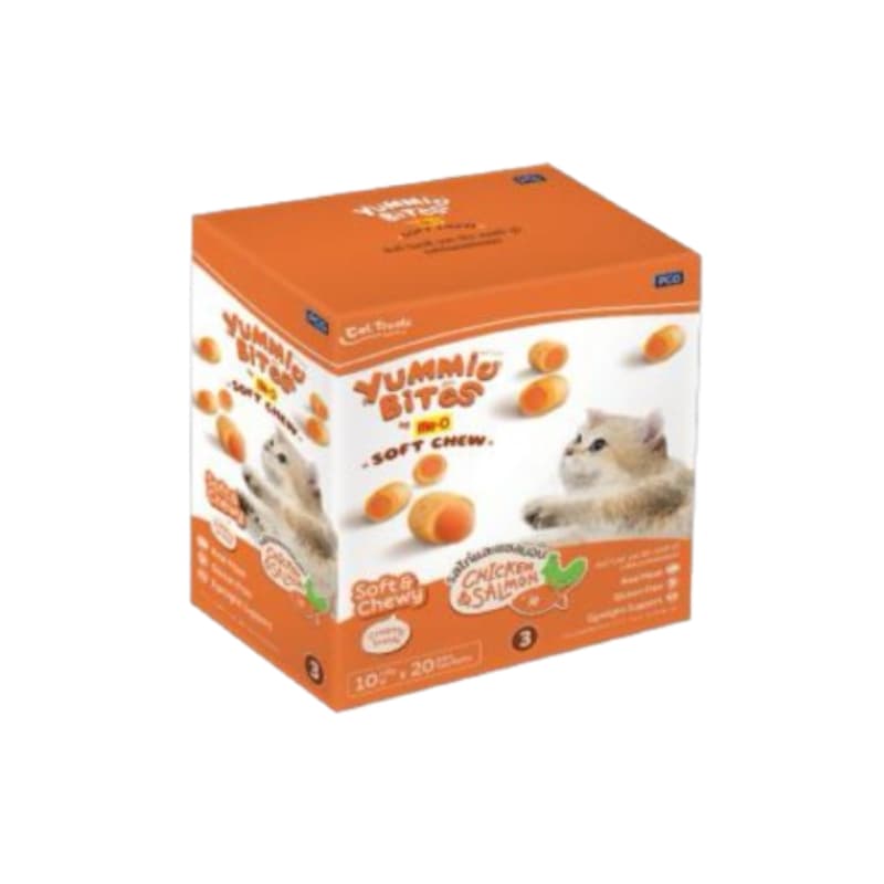 Me-O Yummie Bites ยัมมี่ ไบทส์ ขนมแมว ขนาด 10g x 20 ซอง รูปที่ 5