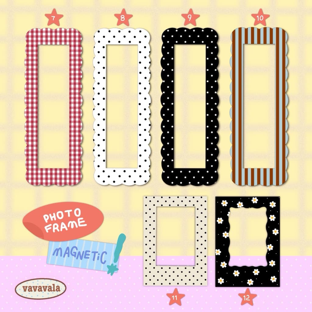 Photo frame magnetic กรอบรูปแม่เหล็ก แม่เหล็กติดตู้เย็น รูปที่ 9
