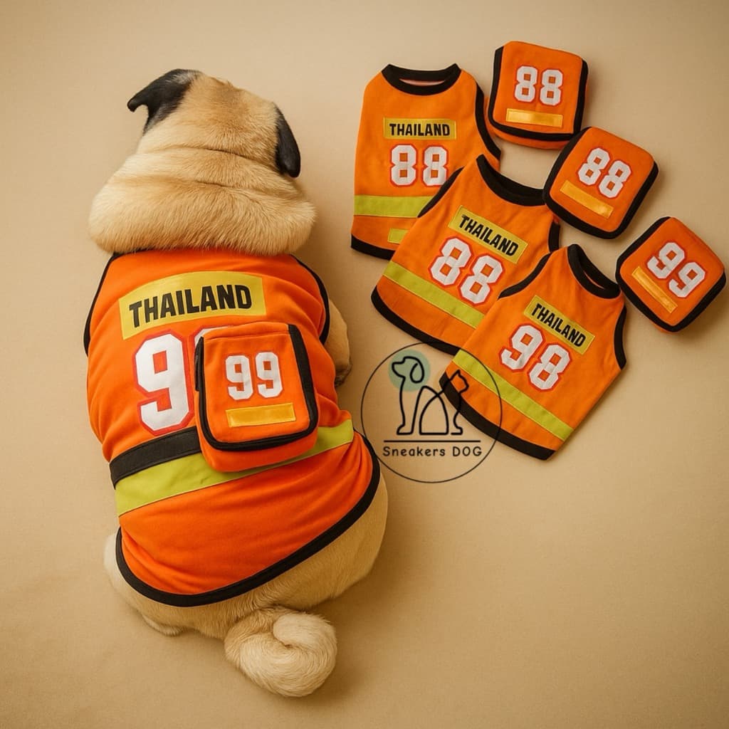 เสื้อผ้าของสัตว์เลี้ยง เสื้อวินมอเตอร์ไซด์สุนัข/แมว/กระต่าย/ลิง/ รูปที่ 3