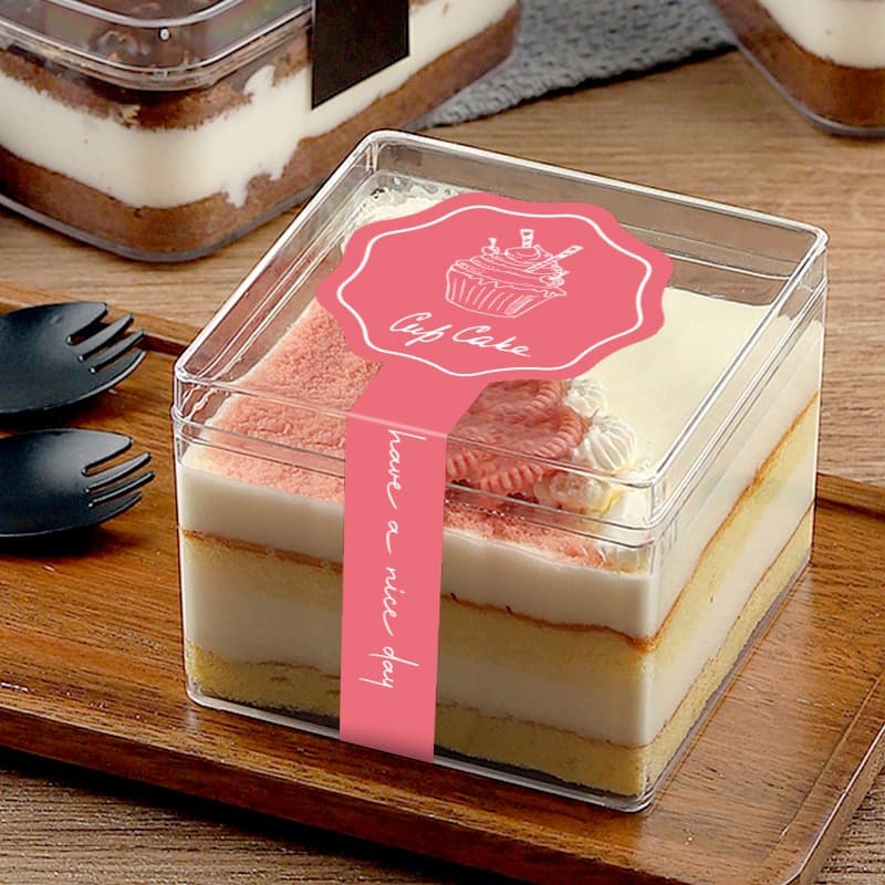 "ลายขนม" สติกเกอร์แถบยาว คาดกล่องขนม self-กาวเบเกอรี่กล่องเค้ก DIY เบเกอรี่สติกเกอร์ 3*10 ซ.ม รูปที่ 7