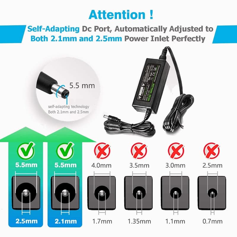 Adapter 12V 5A อะแดปเตอร์ 12โวล์ท5แอมป์ แถมสายไฟ AC รูปที่ 3