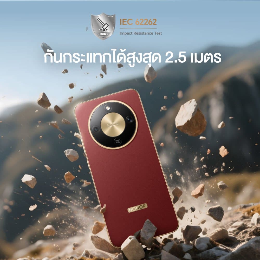 HONOR X9d 5G โทรศัพท์มือถือ ถึกทน หน้าจอ 6.79 นิ้ว | กล้อง 108MP | กันฝุ่น กันนํ้า IP69K | แบตเตอรี่ 8300mAh รูปที่ 4