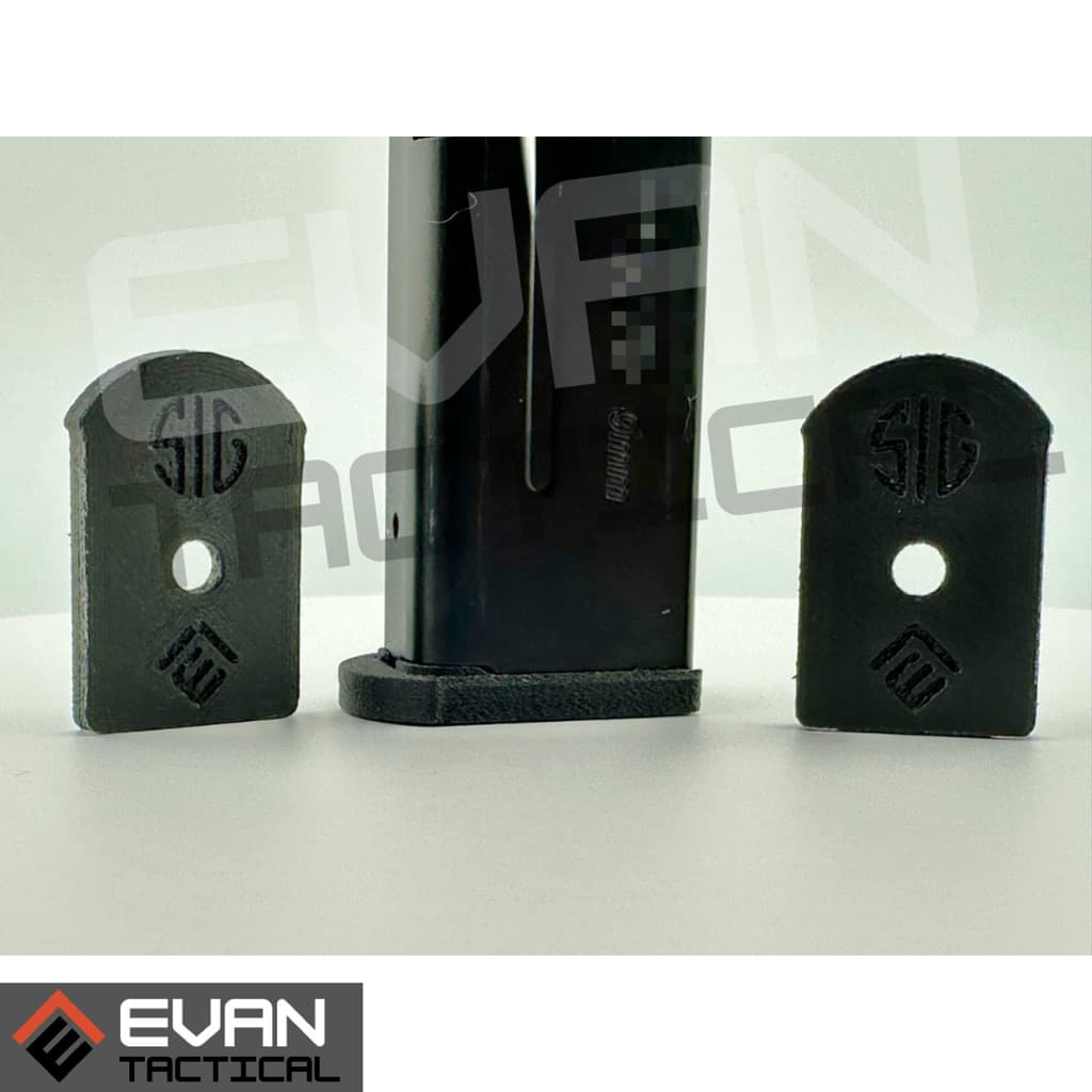 Evantactical P365 XL Base Plate – ส้นเรียบ P365 XL เปลี่ยนใส่กับ 12 เดิม) — ไม่เพิ่มความจุ รูปที่ 2