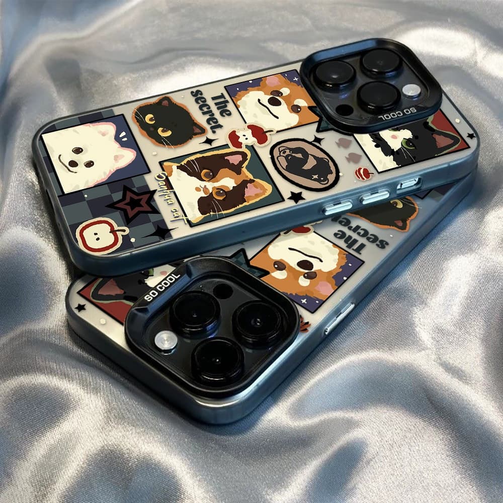 เคส For Samsung A56 5G A07 A17 A55 5G A05S A06 A15 A16 A35 A54 A26 A36 A22 5G เคส TPU แบบด้านลายแมวดำสุดน่ารัก IMD รูปที่ 9