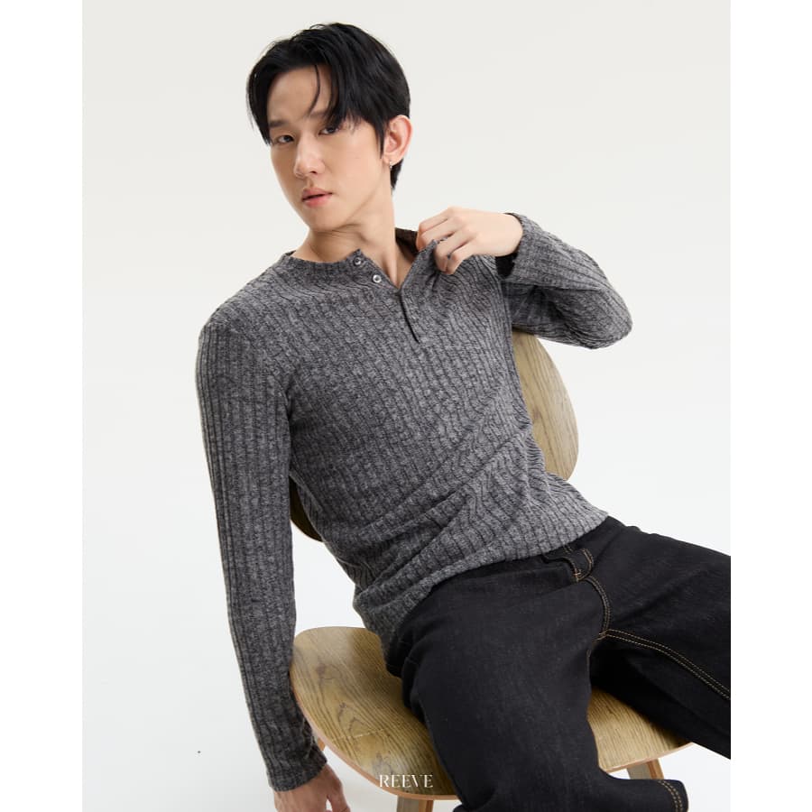 REEVE SOFTLINE - เสื้อแขนยาวกระดุมหน้า รูปที่ 5