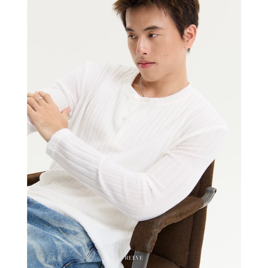 REEVE SOFTLINE - เสื้อแขนยาวกระดุมหน้า รูปที่ 7