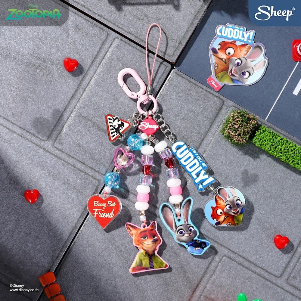 Sheep Blind Box Phone Charm Zootopia Collection สายคล้องมือถือ ซูโทเปีย Phone Charm ลิขสิทธิ์ รูปที่ 5